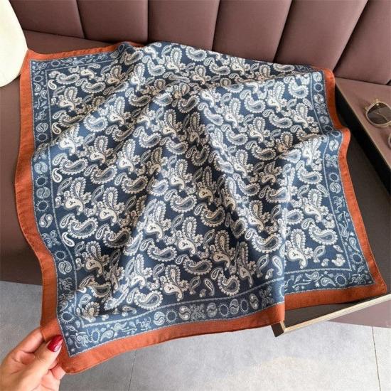  더 컬렉티브 파크 시티 머플러/스카프 더 콜렉티브 파크 시티 페이즐리 프린트 스퀘어 스카프 - THE COLLECTIVE PARK CITY