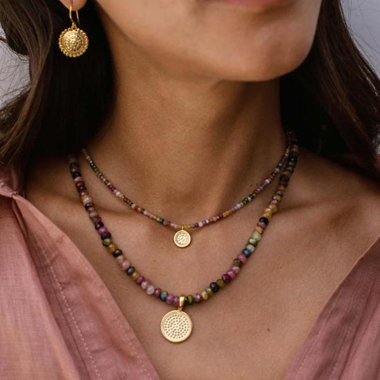  안나 벡 목걸이/팬던트 자이푸르 펜던트 목걸이 멀티 - ANNA BECK
