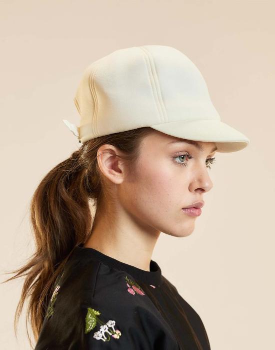  신시아 로리 볼캡 신시아 로울리 본디드 라이딩 캡 화이트