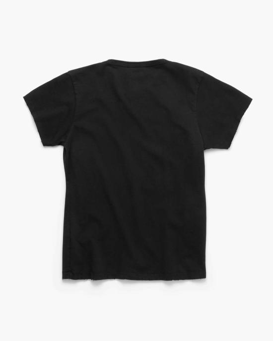  헤이갱 반팔 티셔츠 헤이 갱 더 크루 티셔츠 블랙 - HEY GANG