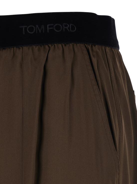 26SS 톰포드 스트레이트 팬츠 PAW683FAX881ECD Brown - TOMFORD