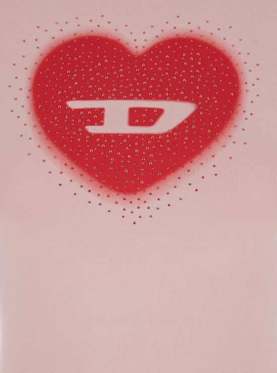 26SS 디젤 반팔 티셔츠 A209800QHHA33L Pink - DIESEL