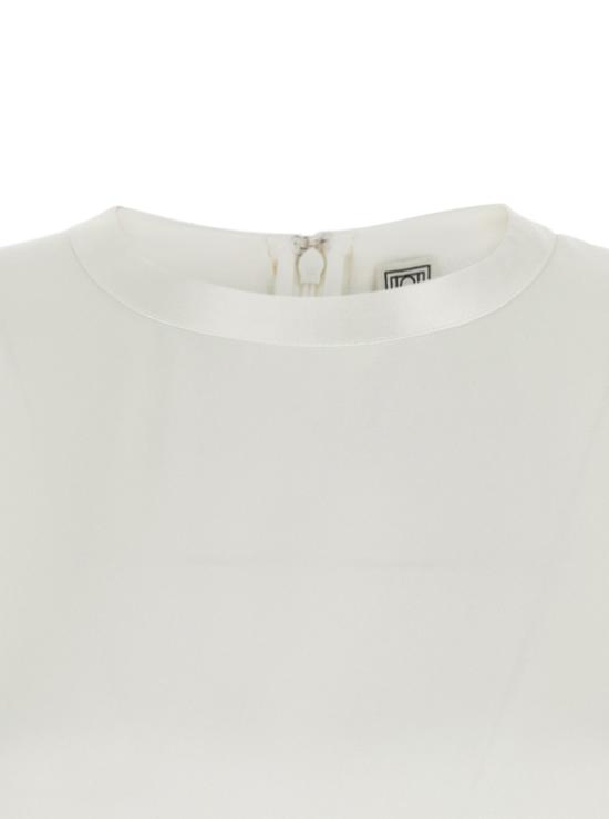 26SS 토템 블라우스 261WRT0656FB0546047 White - TOTEME