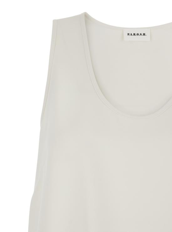 26SS 파로쉬 민소매 티셔츠 D313080PANTY26002 White - PAROSH