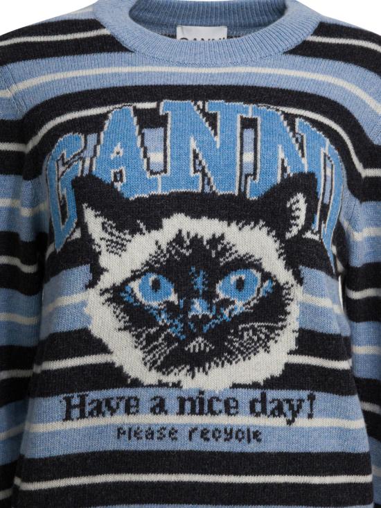 26SS 가니 스웨터 A1070266326 Light blue - GANNI