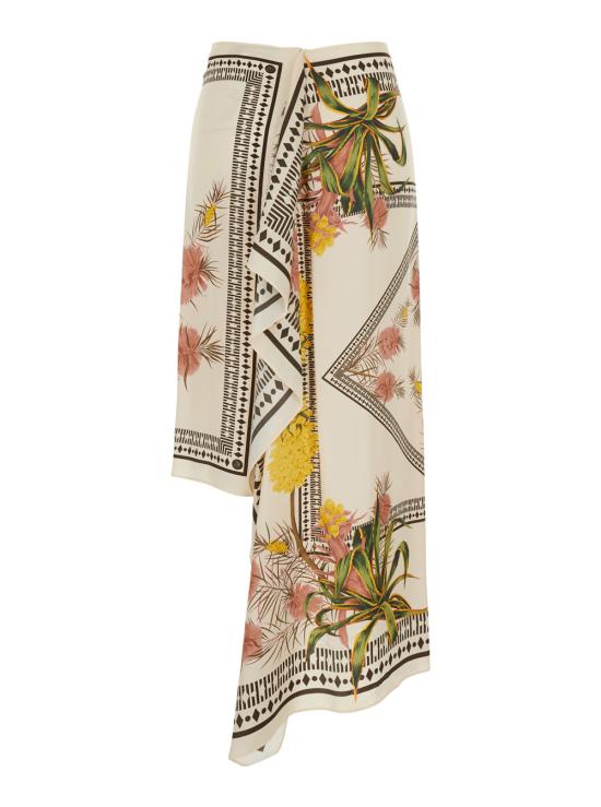 26SS 블루마린 미디 스커트 2G281AF8177 Multicolor - BLUMARINE