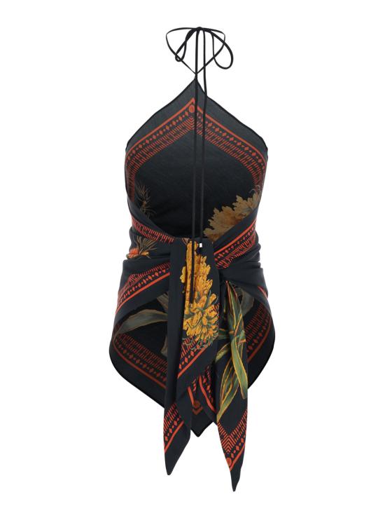 26SS 블루마린 민소매 티셔츠 2C438AF9904 Multicolor - BLUMARINE