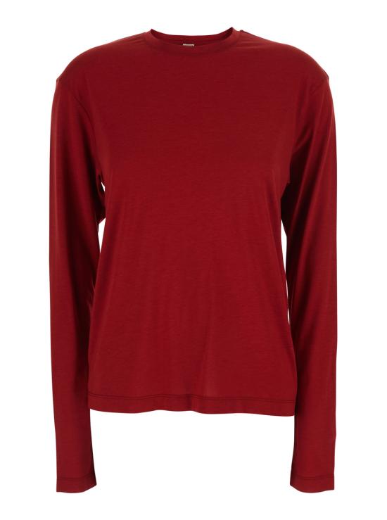 26SS 토템 긴팔 티셔츠 261WRT0588FB0419344 Red