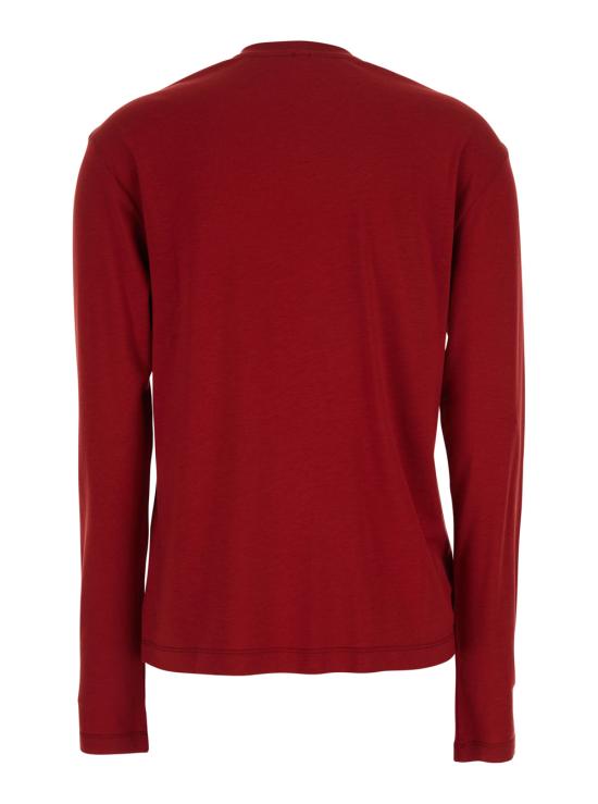 26SS 토템 긴팔 티셔츠 261WRT0588FB0419344 Red - TOTEME