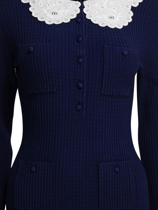 26SS 셀프 포트레이트 미디 원피스 RS26 106SB NNAVY Blue - SELF PORTRAIT