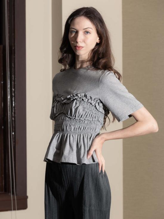  세실리아 반센 블라우스 Cecilie Bahnsen Cb Vilde 티셔츠 탑 - CECILIE BAHNSEN