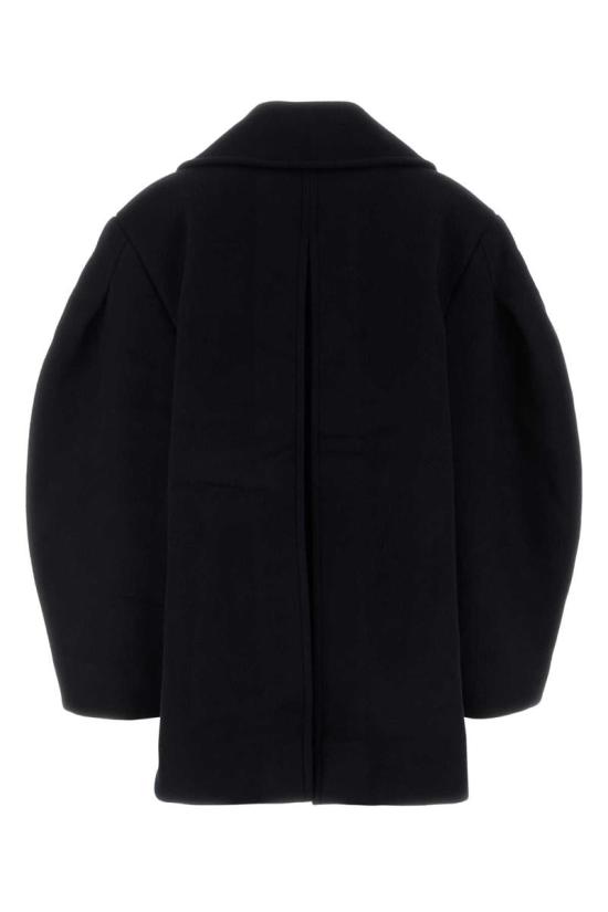 25FW 가니 울 오버가이즈 미디 피코트 W0803 683 BLUE - GANNI