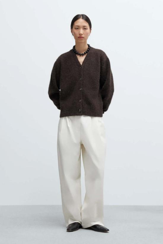  코데라 가디건 Cordera 베이비 알파카 카디건 스웨터 - CORDERA