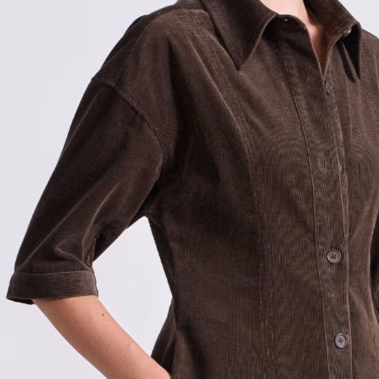  어피스 어파트 숏 원피스 Apiece Apart Luz 미니 드레스 캐롭 - APIECE APART