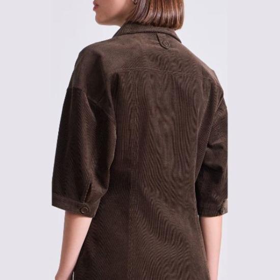  어피스 어파트 숏 원피스 Apiece Apart Luz 미니 드레스 캐롭 - APIECE APART