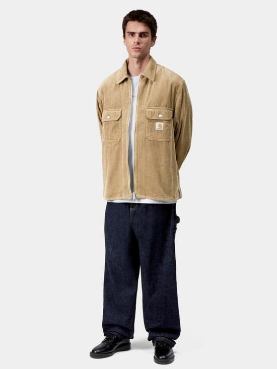 25FW 칼하트 WIP 긴팔 셔츠 I0360498Y02 LEATHER RINSED DOM - CARHARTT WIP