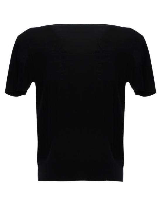 26SS 띠어리 스웨터 O0711710001 BLACK DOM - THEORY