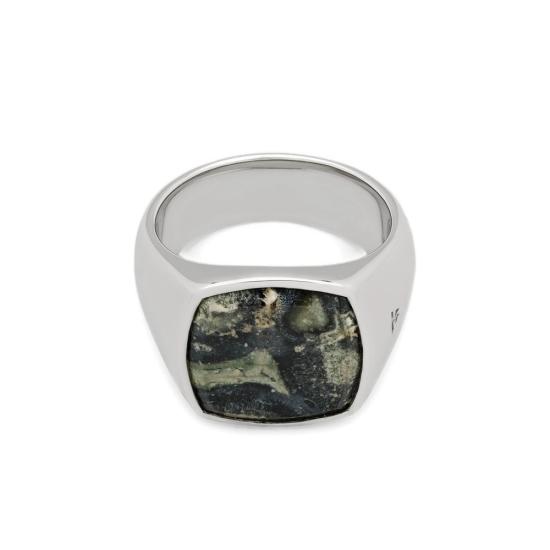 26SS 톰우드 반지 101568 CUSHION KA BLACK GREEN