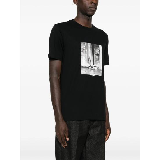 26SS 휴고보스 반팔 티셔츠 50553755 002 BLACK - HUGO BOSS