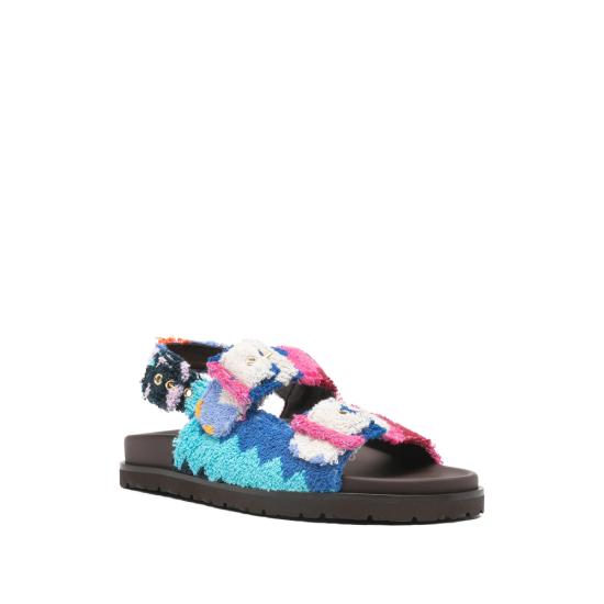 26SS 미소니 부츠 MWF210 008 BLUE PINK - MISSONI