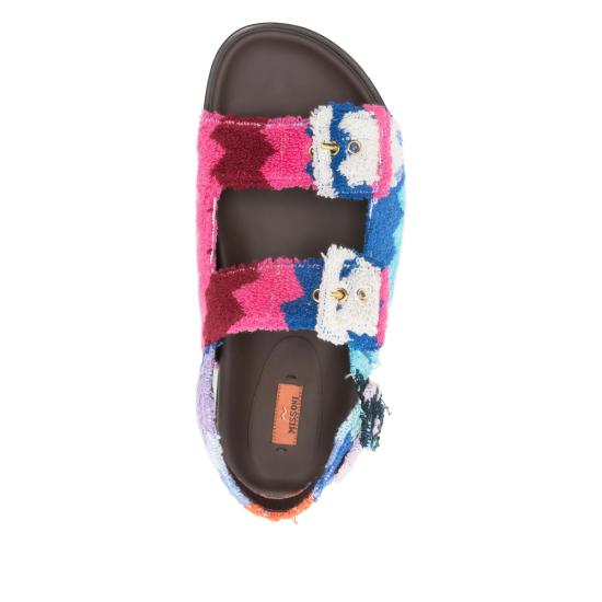 26SS 미소니 부츠 MWF210 008 BLUE PINK - MISSONI