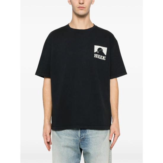 26SS 루드 반팔 티셔츠 RHPS26TT07012 3167 BLACK - RHUDE