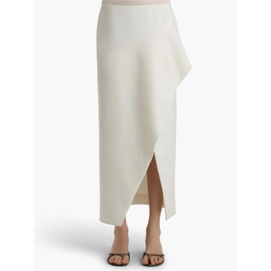 26SS 케이트 미디 스커트 4117527 W527 103 NEUTRALS - KHAITE