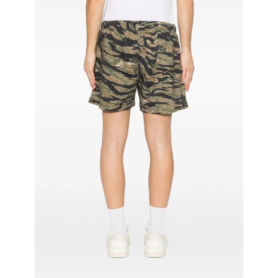 26SS 갤러리 디파트먼트 숏팬츠 ZS 30049 TICAM GREEN BLACK - GALLERY DEPT