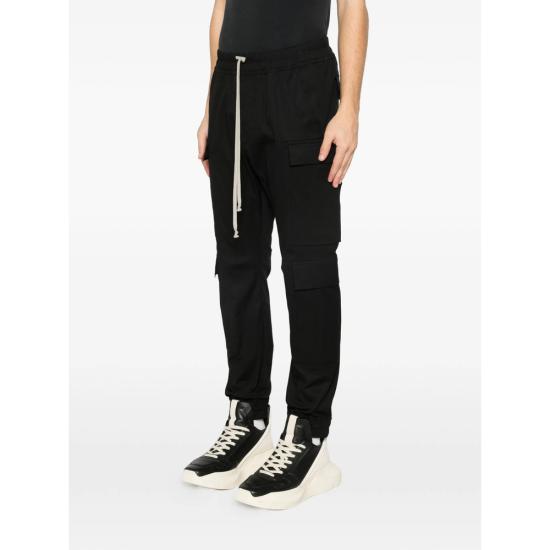 26SS 릭 오웬스 트레이닝/조거 팬츠 RU01F2337 TE 09 BLACK - RICK OWENS