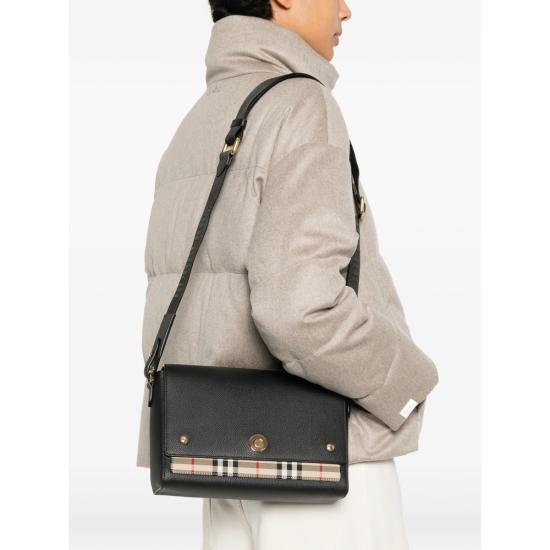 26SS 버버리 노트 크로스백 8117037 MD NOTE VV A1189 BLACK - BURBERRY