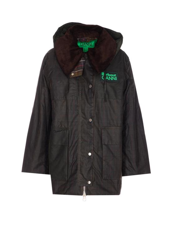 26SS 바버 X 가니 자켓 LWX1528 TN11 Black