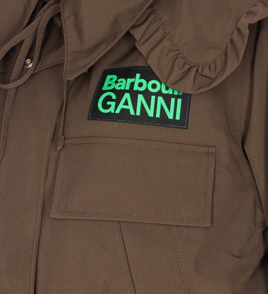26SS 바버 X 가니 자켓 LWB0930 OL91 Green - BARBOUR X GANNI