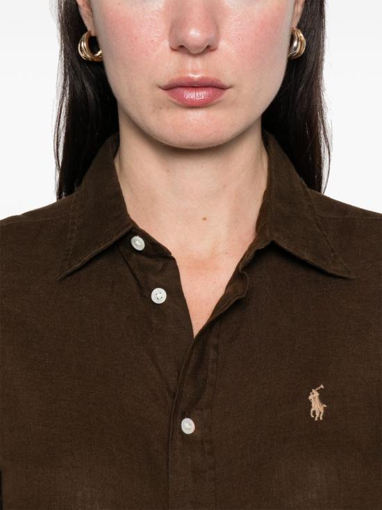 26SS 폴로 랄프로렌 셔츠 211970730 508 Brown - POLO RALPH LAUREN