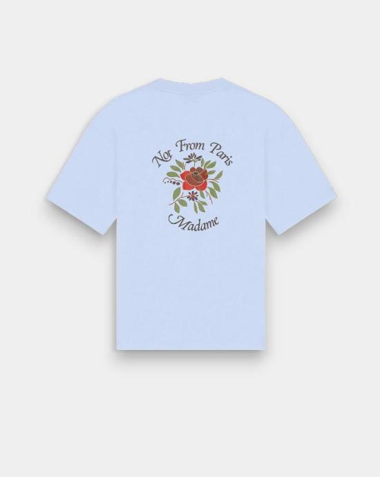 26SS 드롤드무슈 반팔 티셔츠 TS210 CO002 LBE Blue - DROLE DE MONSIEUR