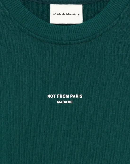 26SS 드롤드무슈 긴팔 티셔츠 SW148 CO127 DGN Green - DROLE DE MONSIEUR