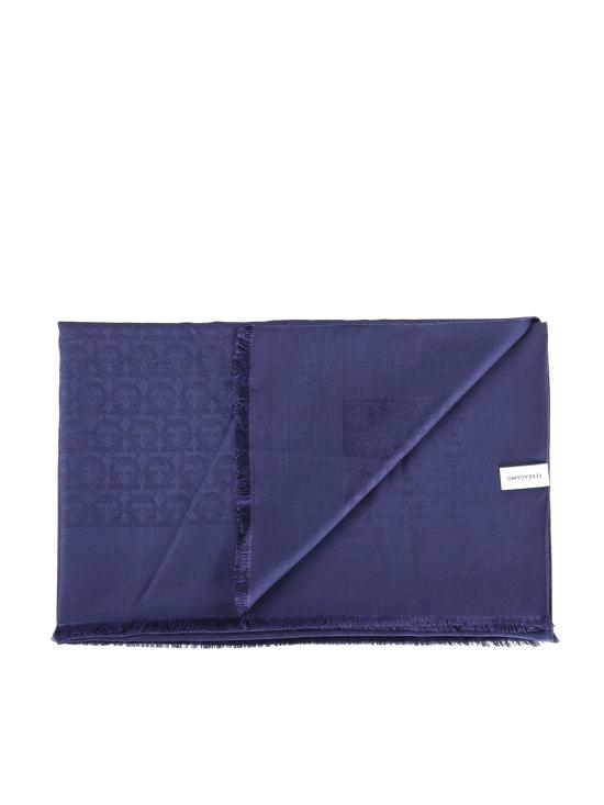 26SS 살바토레 페라가모 머플러/스카프 327987 725356001 Blue - SALVATORE FERRAGAMO