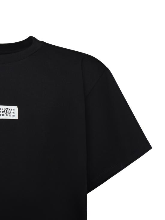 25FW MM6 메종마르지엘라 반팔 티셔츠 SH0GC0032 M20170900 Black - MM6 MAISON MARGIELA