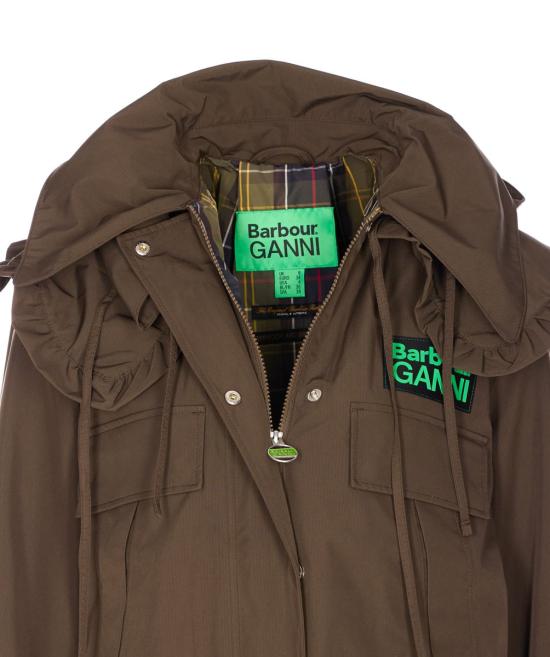 26SS 바버 X 가니 롱패딩 LWB0930OL91 GREEN - BARBOUR X GANNI