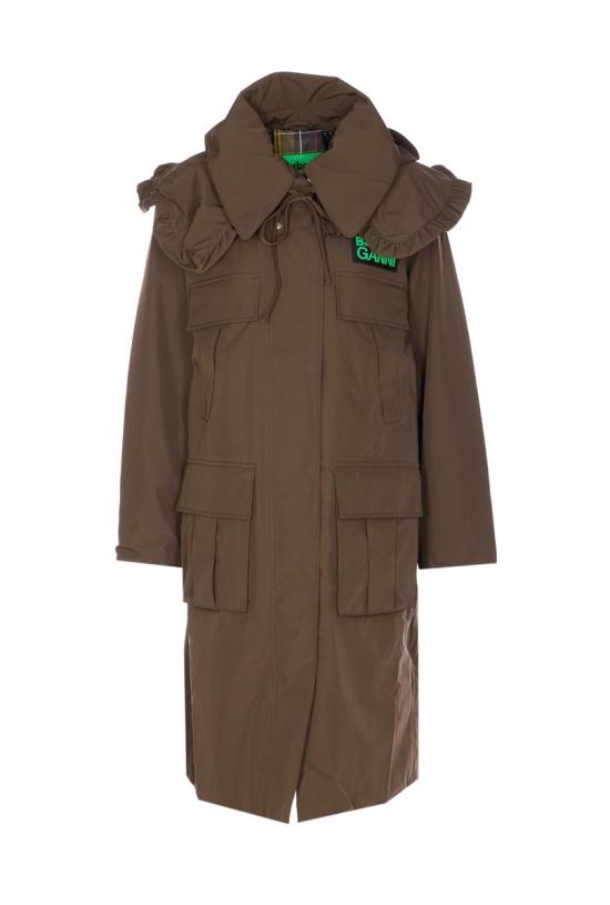 26SS 바버 X 가니 롱패딩 LWB0930OL91 GREEN