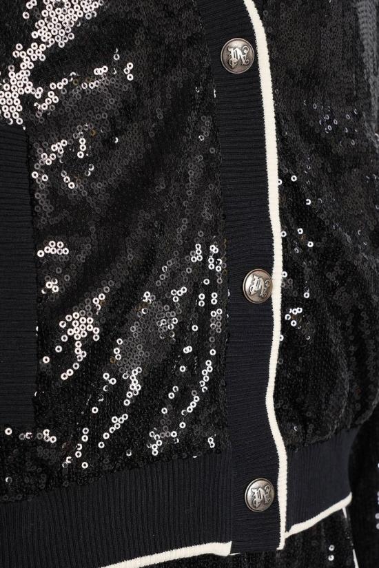 25FW 팜앤젤스 가디건 428216 PWEA129F25FAB001 Black - PALM ANGELS