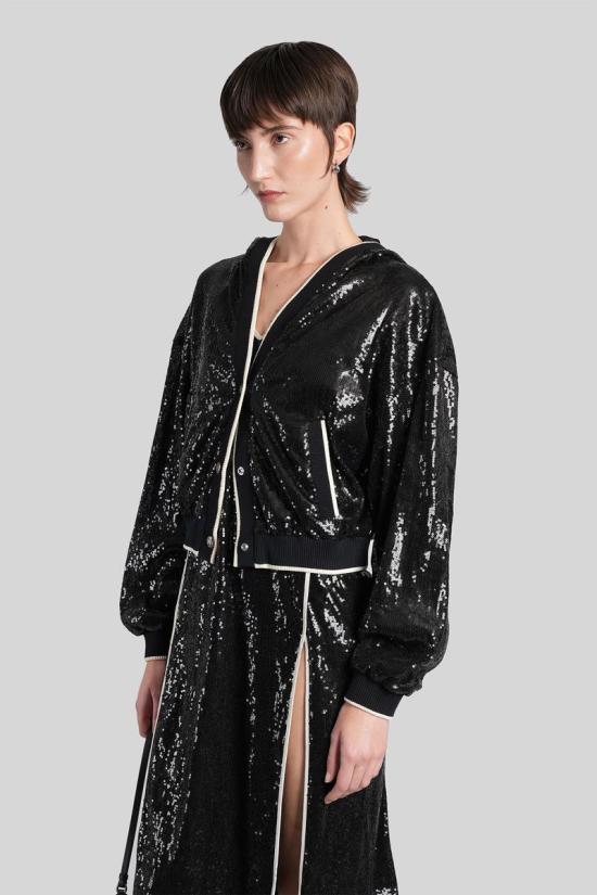 25FW 팜앤젤스 가디건 428216 PWEA129F25FAB001 Black - PALM ANGELS