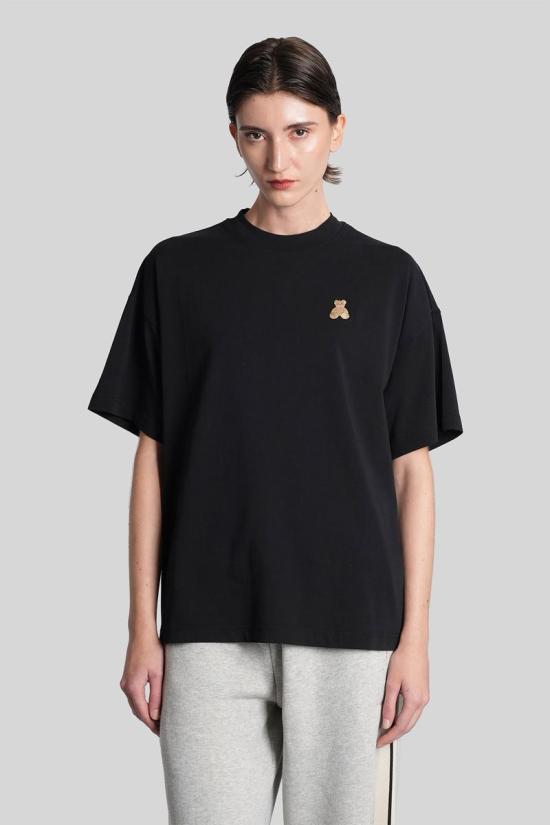 25FW 팜앤젤스 반팔 티셔츠 428211 PWAA07BF25JER006 Black