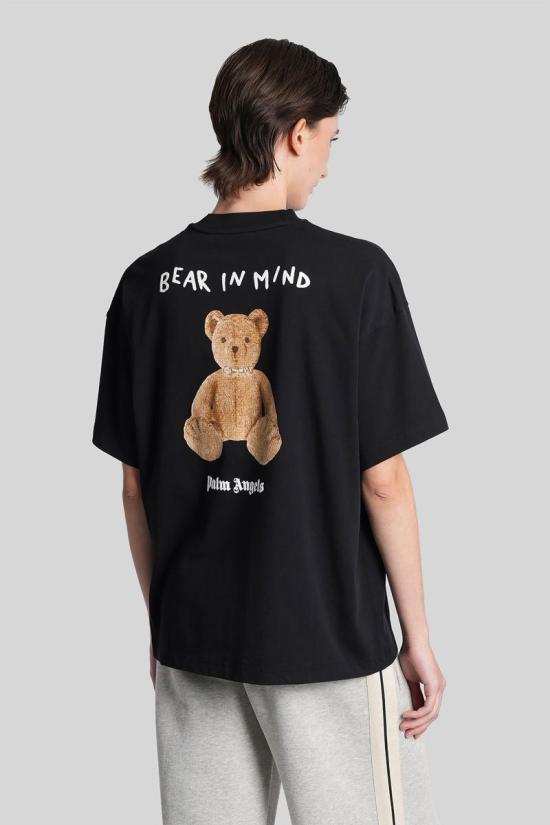 25FW 팜앤젤스 반팔 티셔츠 428211 PWAA07BF25JER006 Black - PALM ANGELS