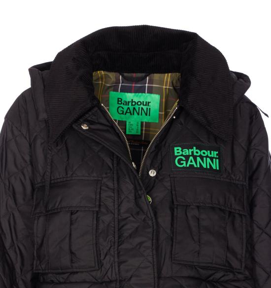 26SS 바버 X 가니 롱패딩 LQU1890BK11 Black - BARBOUR X GANNI