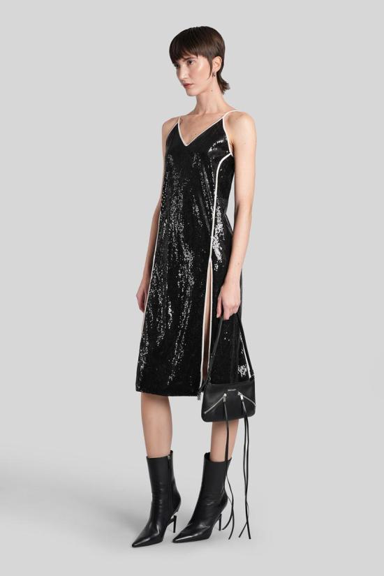 25FW 팜앤젤스 원피스 428215 PWDJ009F25FAB001 Black - PALM ANGELS