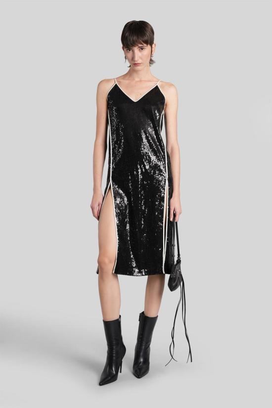 25FW 팜앤젤스 미디 원피스 428215 PWDJ009F25FAB001 Black