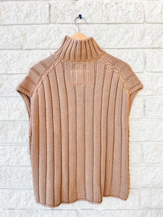  프랭크 앤 에일린 베스트 프랭크 & 아일린 코츠월드 스웨터  카멜 - FRANK & EILEEN