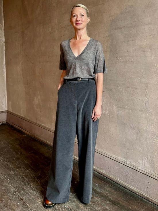  스프룸 반팔 티셔츠 스프링 V넥 티셔츠 - SPRWMN