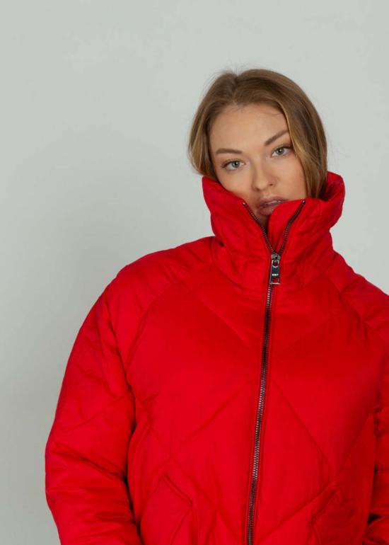  OOFWear 봄버 자켓 오프 웨어 롱 퀼팅 재킷 크림슨 - OTHER BRANDS