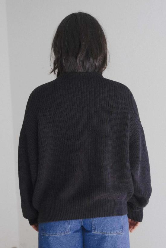  베이스레인지 스웨터 미아  블랙 - BASERANGE